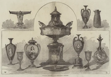 Worcester Porzellan in der Internationalen Ausstellung